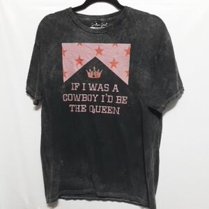 Southern Saint Graphic Tee with Crown and Stars‎